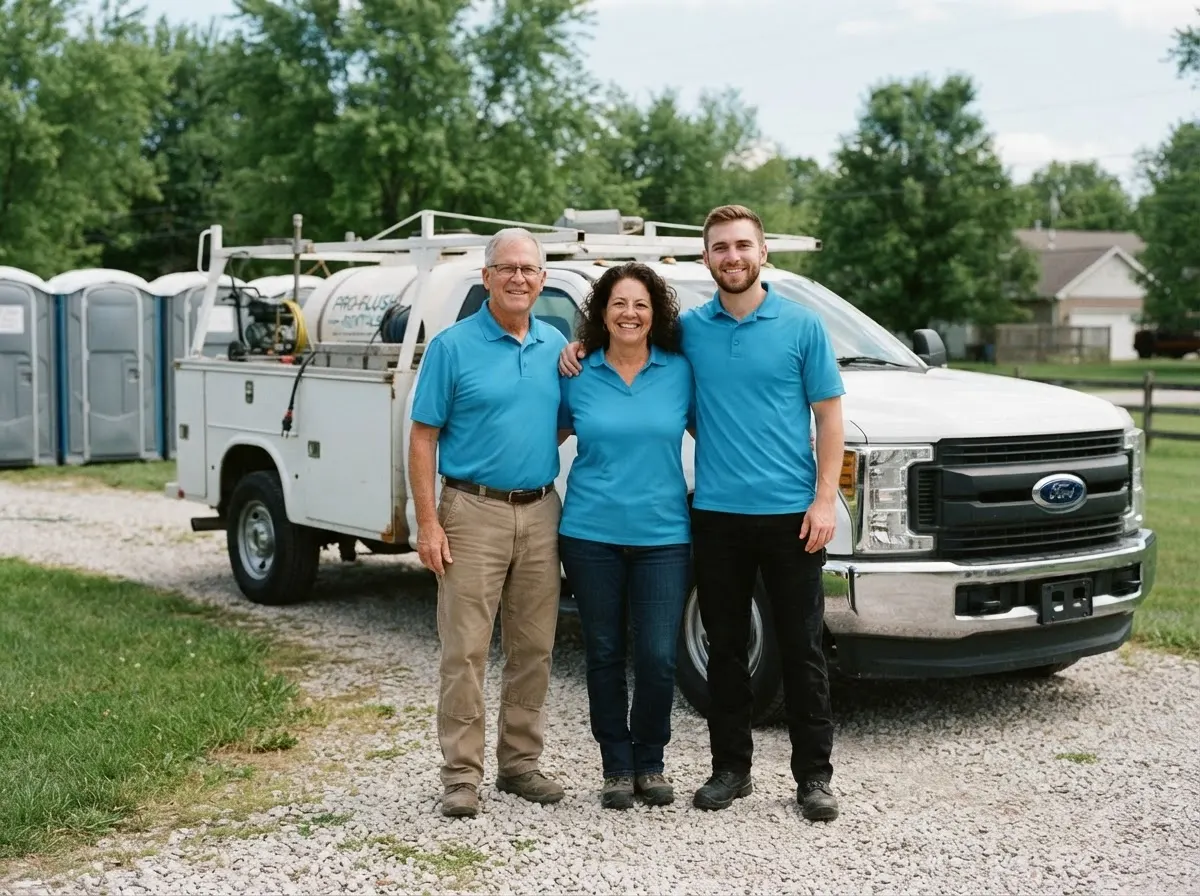 Freedom Porta Potty Rentals portable toilet rentals team in Noblesville, IN